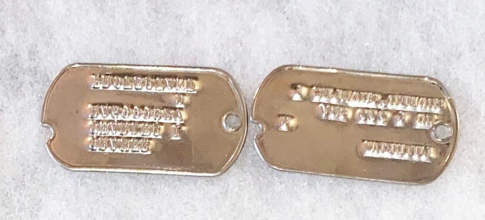 Charles Cramer Dog Tag Set
