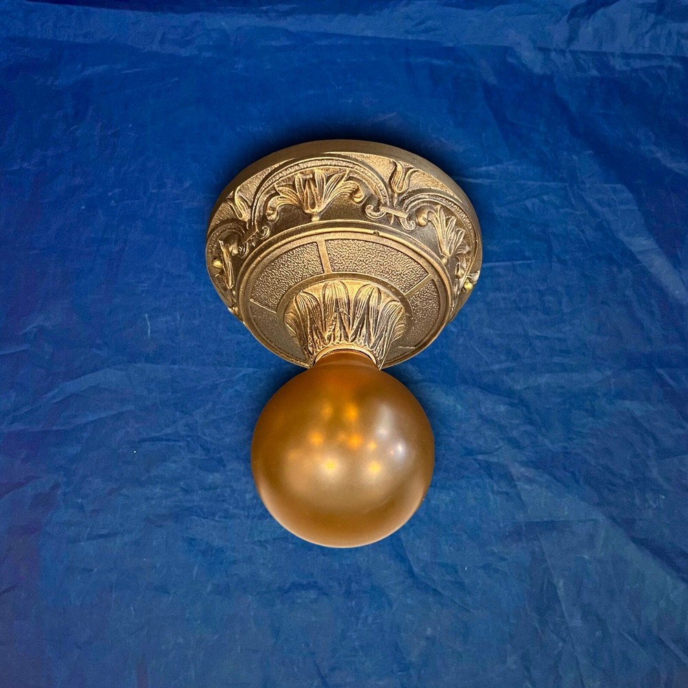 Antique Flush Fixture Nice Rewired Rare 9H