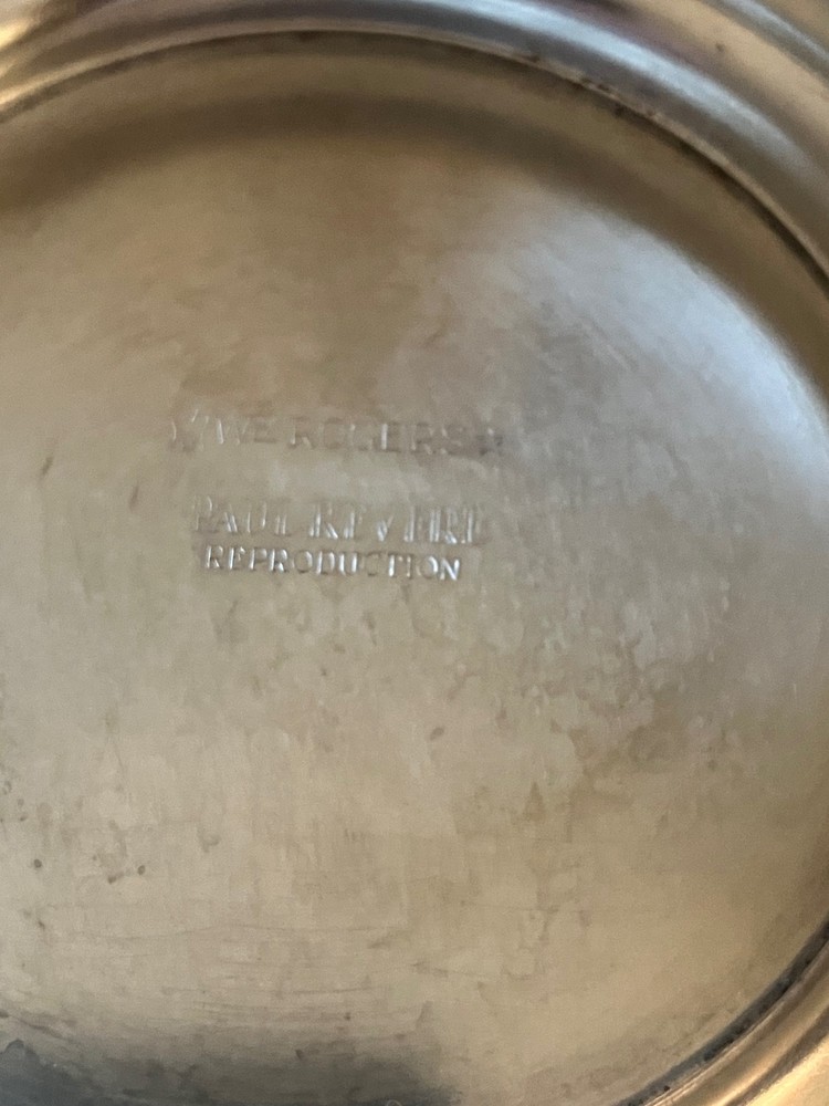 Wm Rogers Paul Revere Reproduction Set of 2 Small Silverplate Candy/Nut Bowls