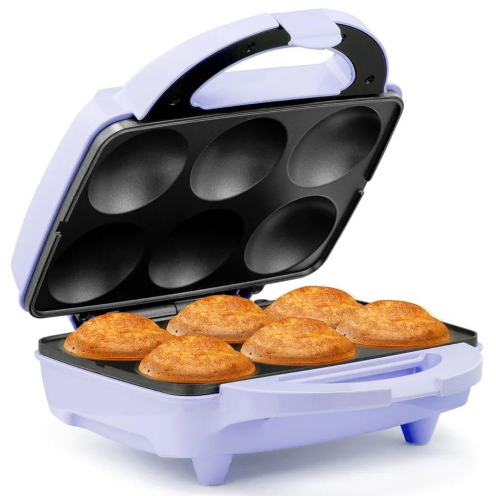 Non-Stick 6-Count Electric Cupcake Maker Machine – Bakes 6 Cupcakes, Muffins, Pi