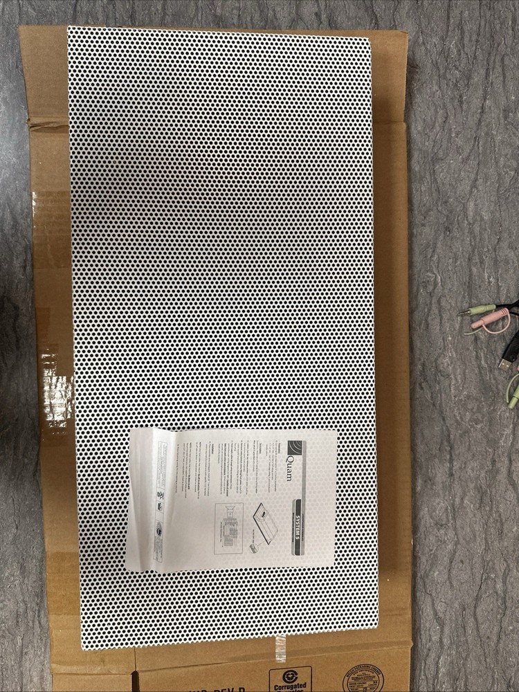 Quam System 5/8 1' x 2' class Ceiling Speaker 8Ω Missing 24” T Bar