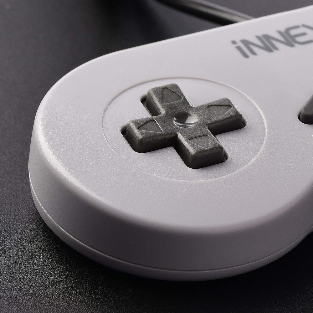 2 Pack iNNEXT SNES USB Super SNES Controller Gamepad for PC & MAC & Raspberry Pi