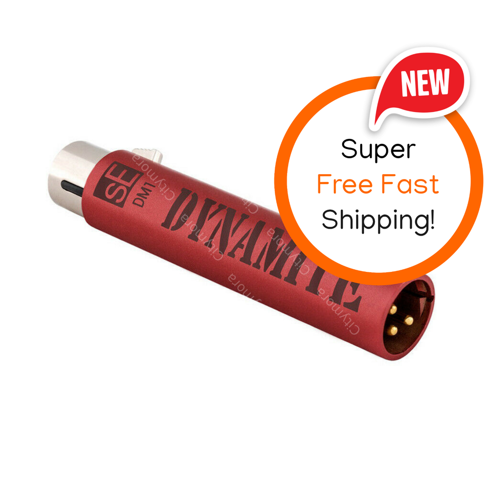 SE Electronics DM1-MIC-PRE-U Dynamite Active Inline Microphone Preamplifier DM1