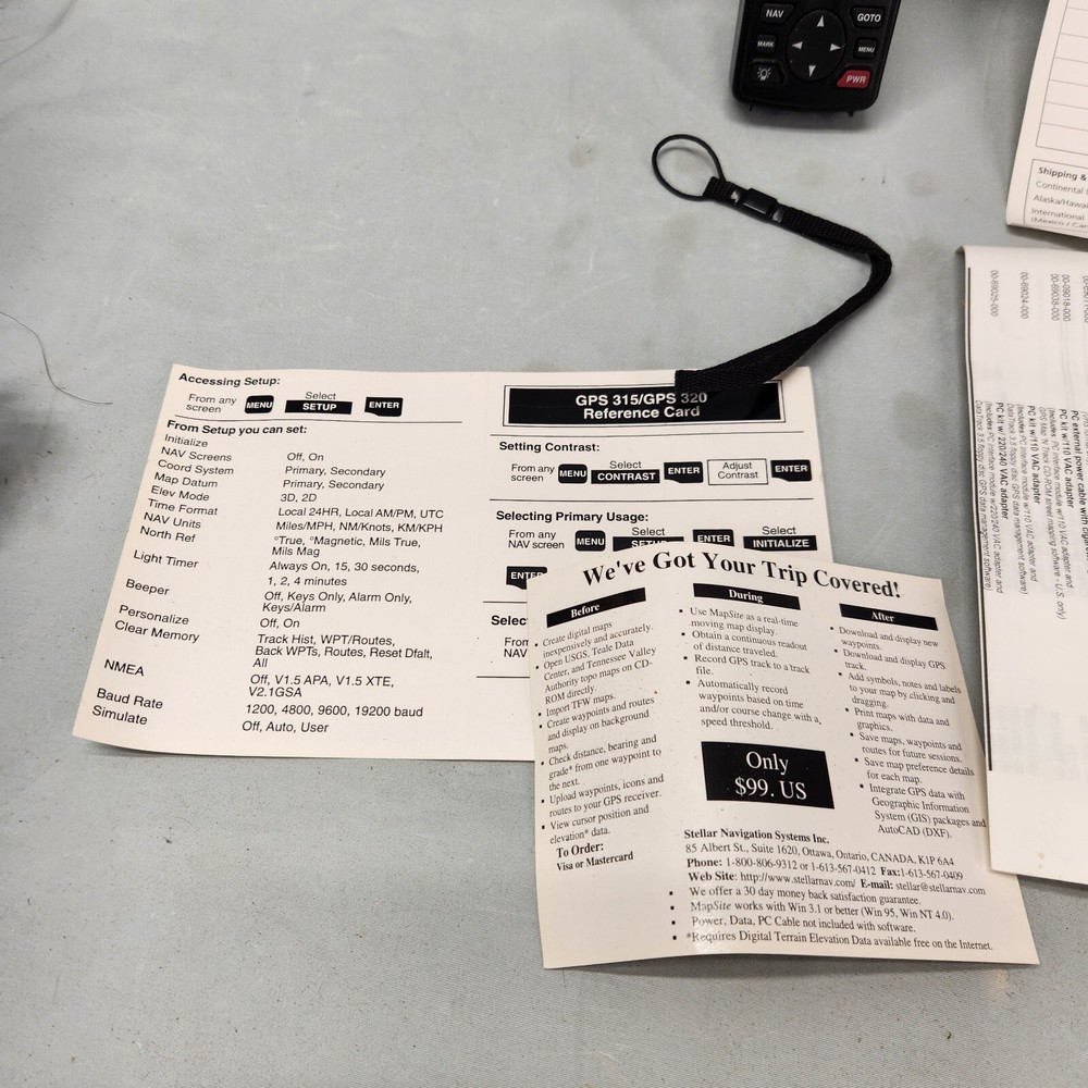 Magellan GPS 315 Handheld GPS Portable Receiver Complete TESTED!