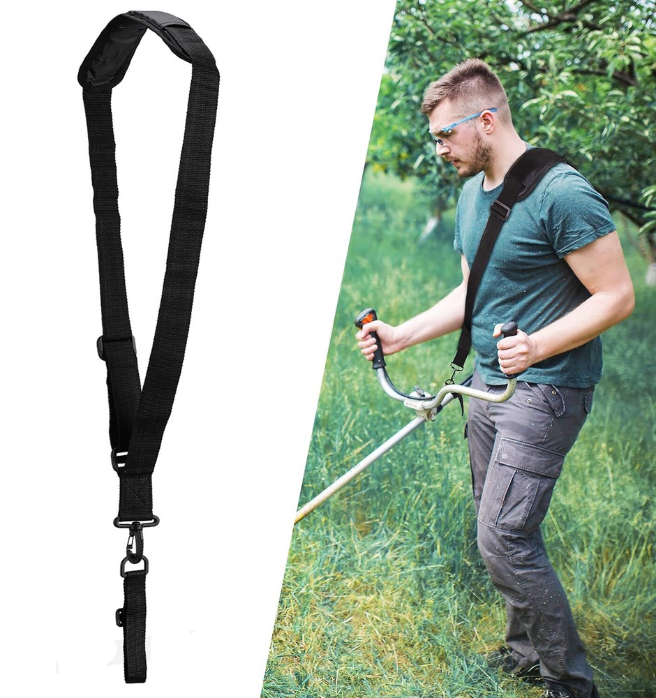 Universal Trimmer Shoulder Strap Harness Weed Eater Grass Edger Lawn Adjustable