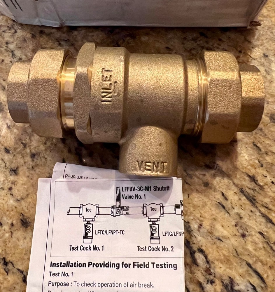 backflow preventer dual
