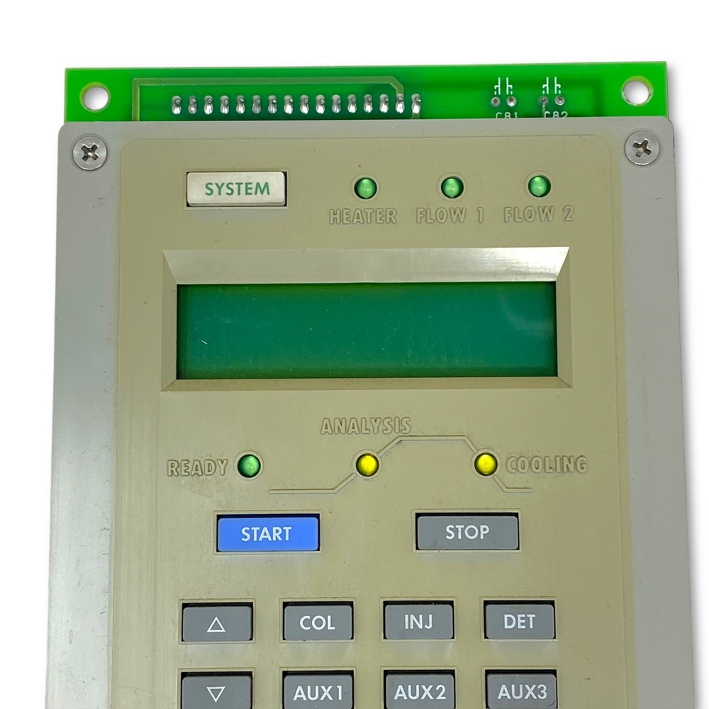 Shimadzu GC-17A Gas Chromatograph Front Panel Display Keypad Keyboard Controller