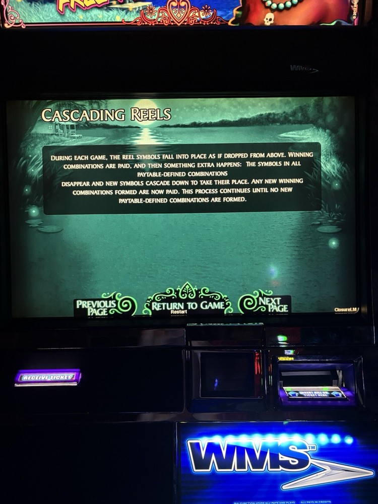 WMS BB2 SLOT MACHINE GAME SOFTWARE ONLY MOJO RISING TESTED BLUEBIRD WILLIAMS