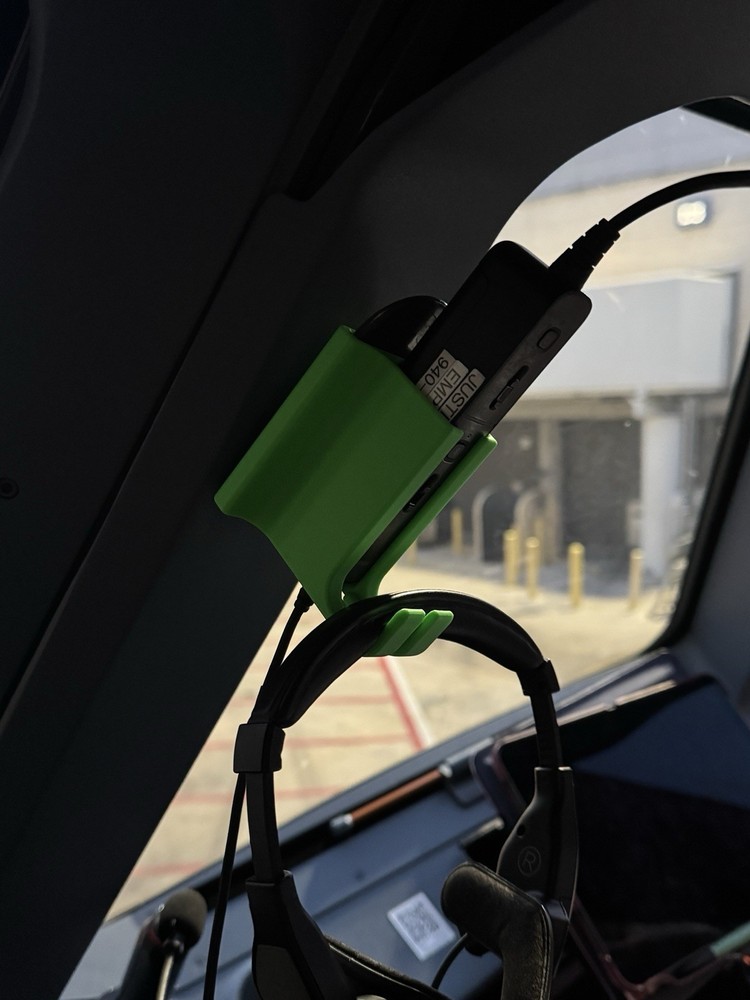 Bose Proflight 2 Airbus A320 holder bracket controller mount