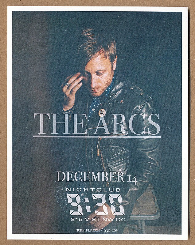 The Arcs [Dan Auerbach] - RARE original concert hand flyer