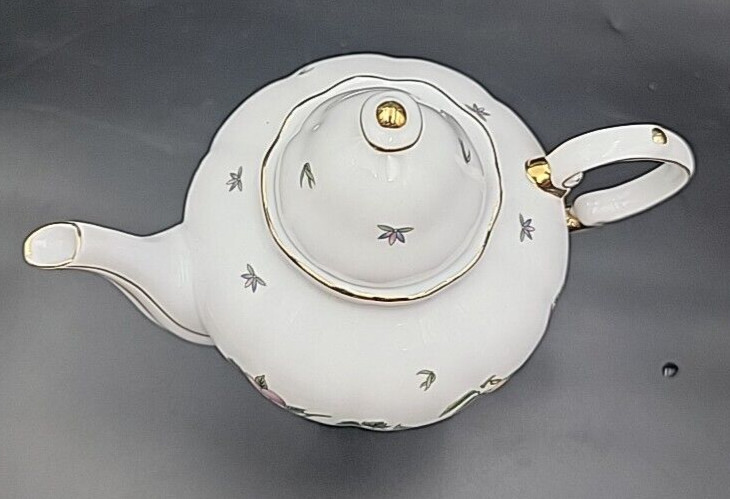 Fruit Basket Porcelain Tea For One Set - EUC