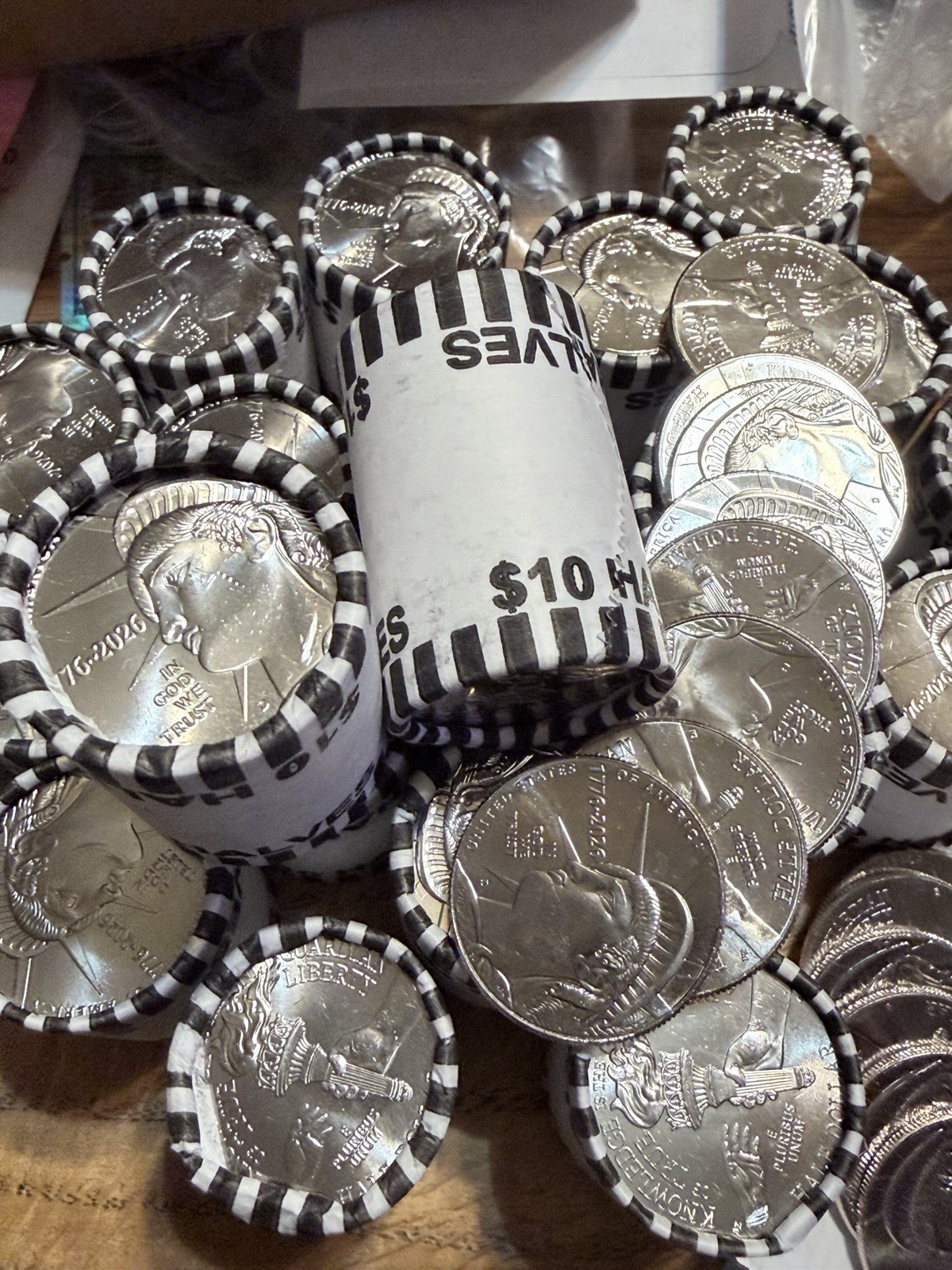 2026 D Mint Half Dollar Coin Rolls Uncirculated Statue of Liberty Design Uncircu