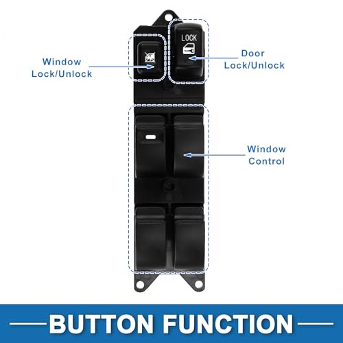 Power Window Switch No.MR587943 Front Left Driver Side Window Control Switch
