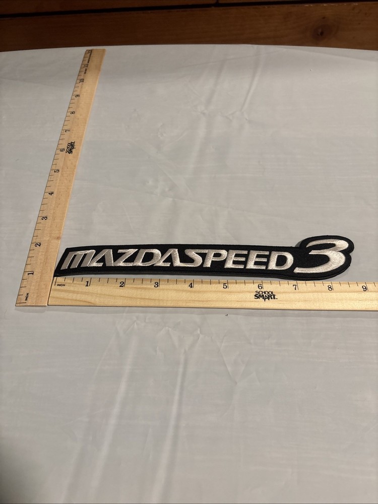 Large 9" Long MAZDA SPEED 3 MAZDASPEED3 Patch 00.8
