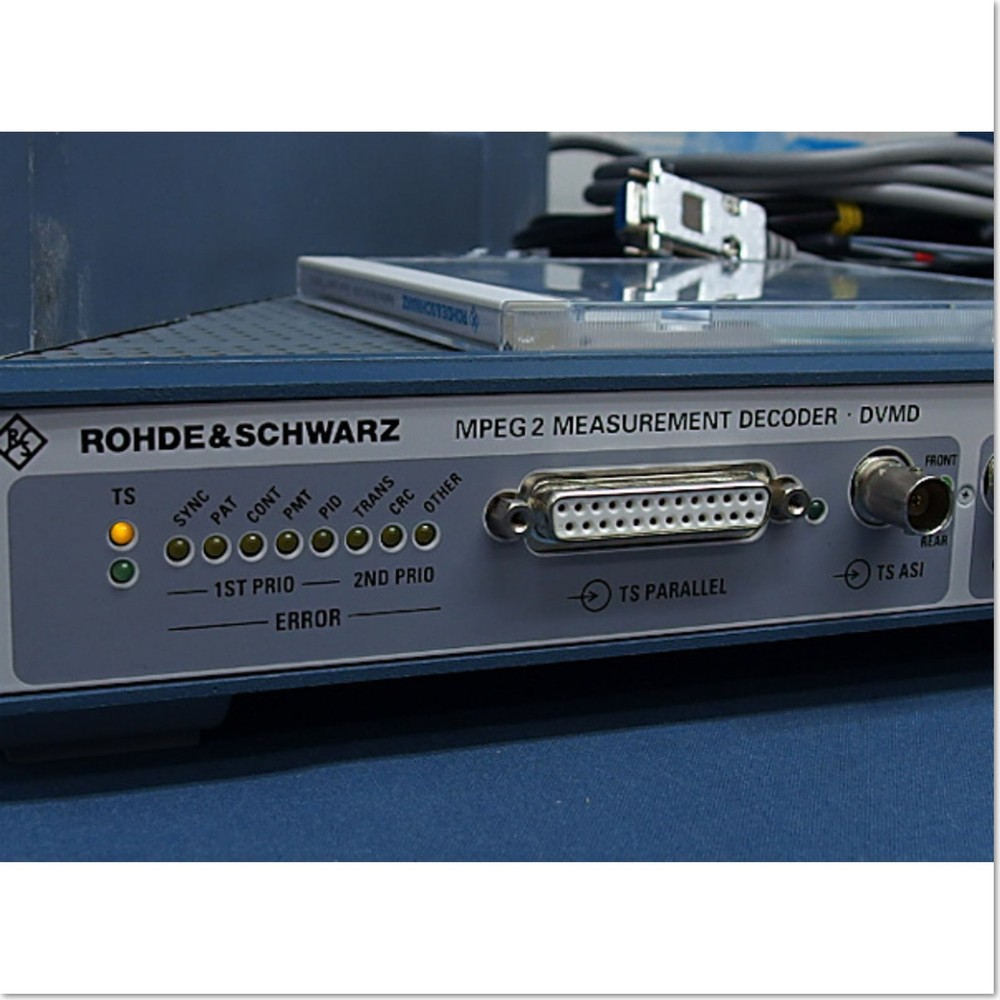 Rohde & Schwarz R&S DVMD MPEG-2 Measurement Decoder Used Tested