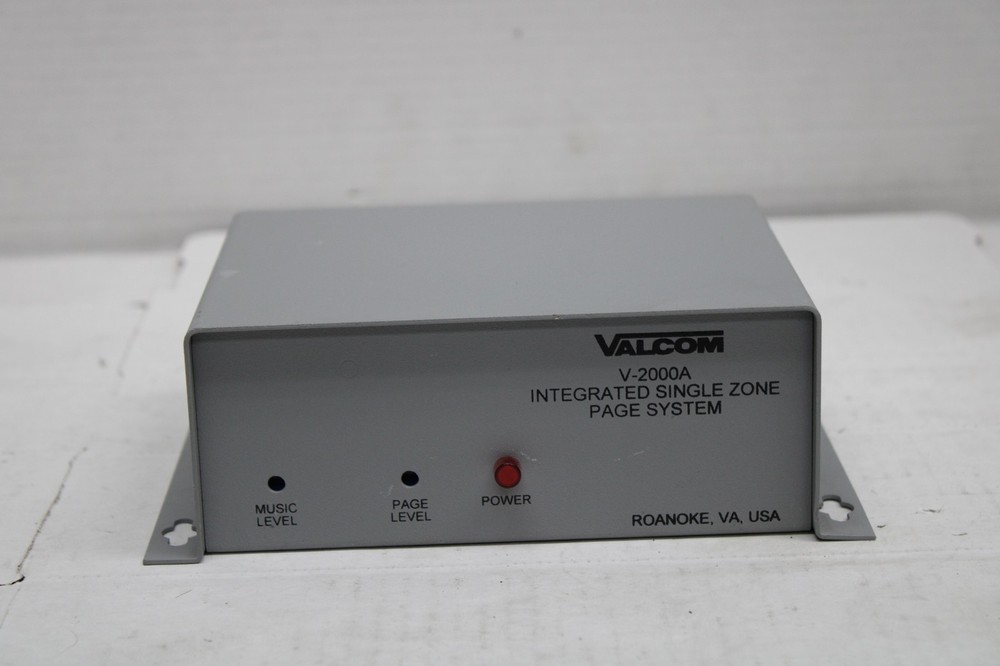 Valcom V-2000A 1 Zone One-Way Basic Integrated Page Control