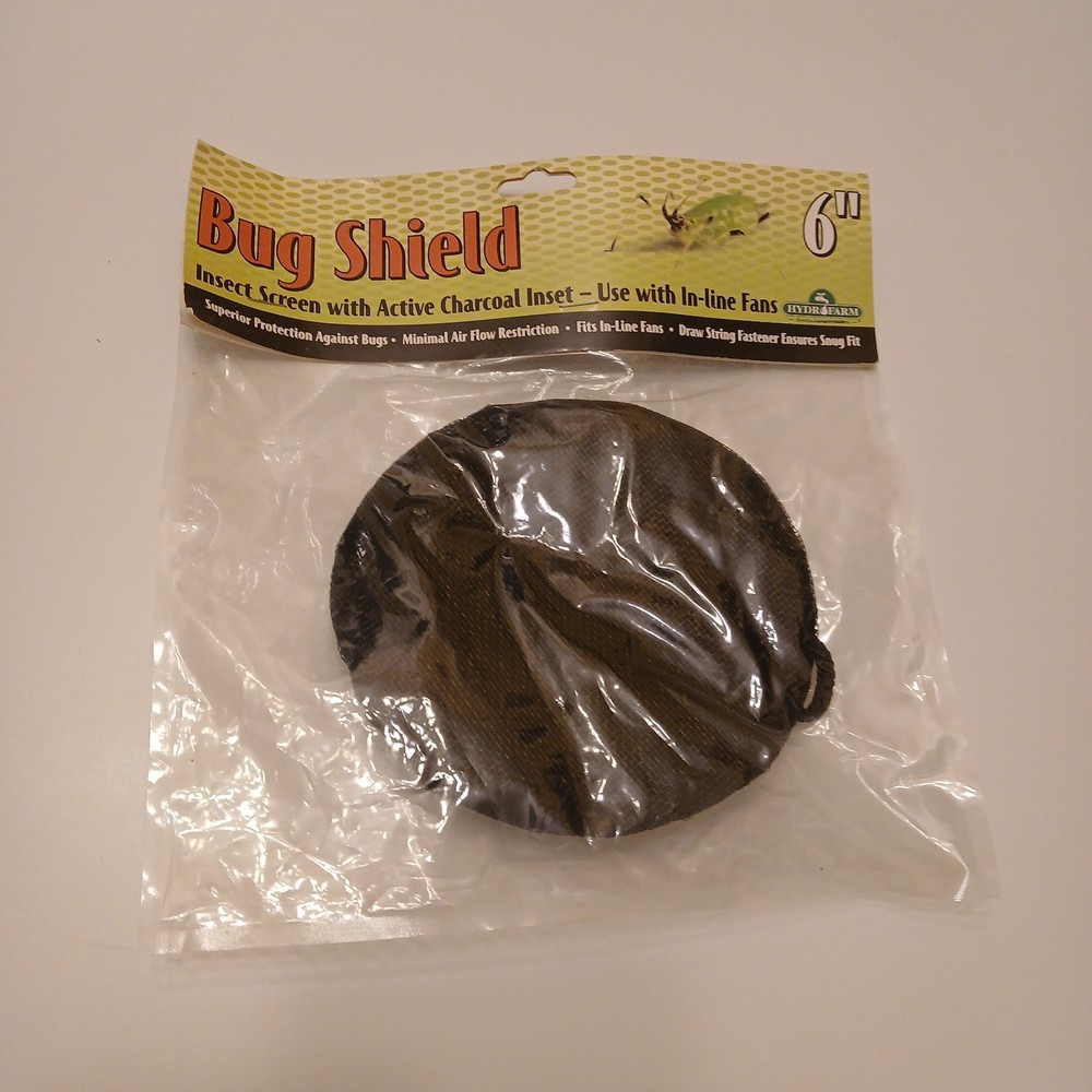 Hydrofarm Bug Shield 6" – Inline Duct Pest Screen – NOS