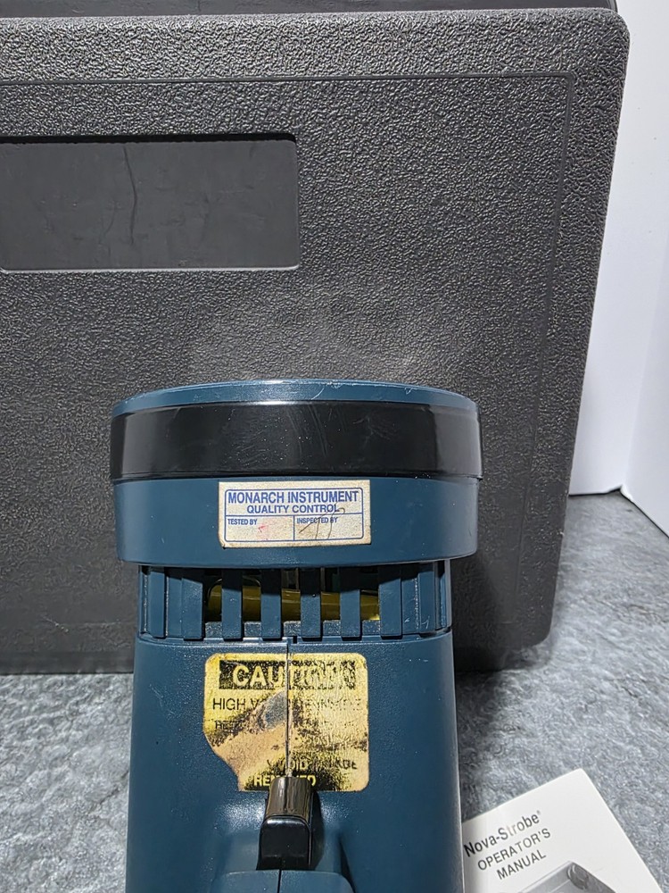 Monarch Nova Strobe Stroboscope In Hard Case Working