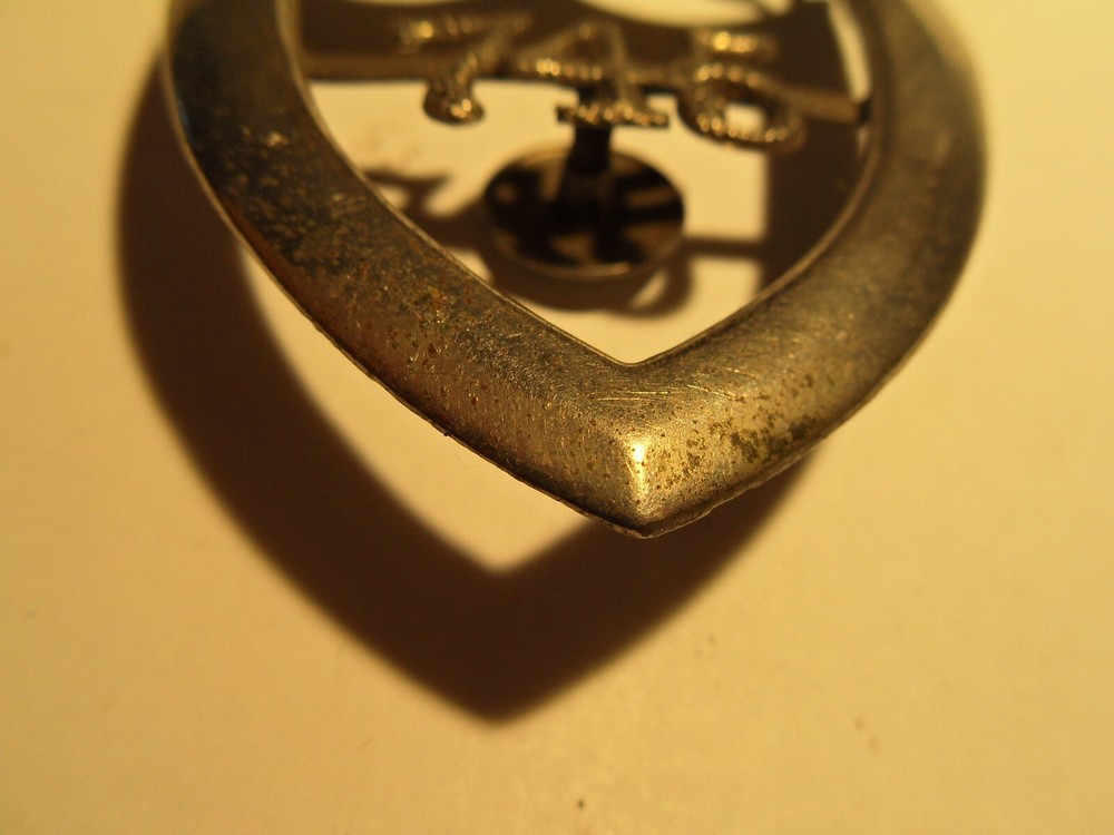 Vintage POSA Numbered 745 Hat Badge Device Hat AS PICTURED