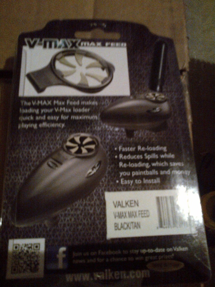 Valken V-Max Max Feed - Black/Tan