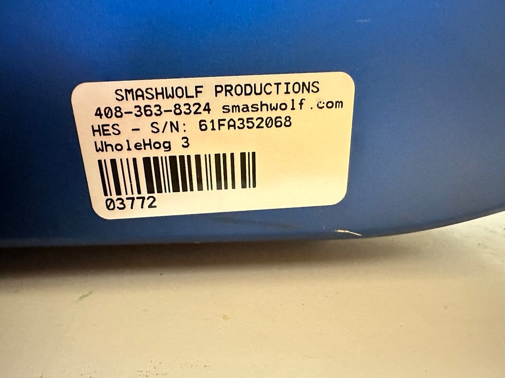 Smashwolf Productions WholeHog 3 Lighting Console