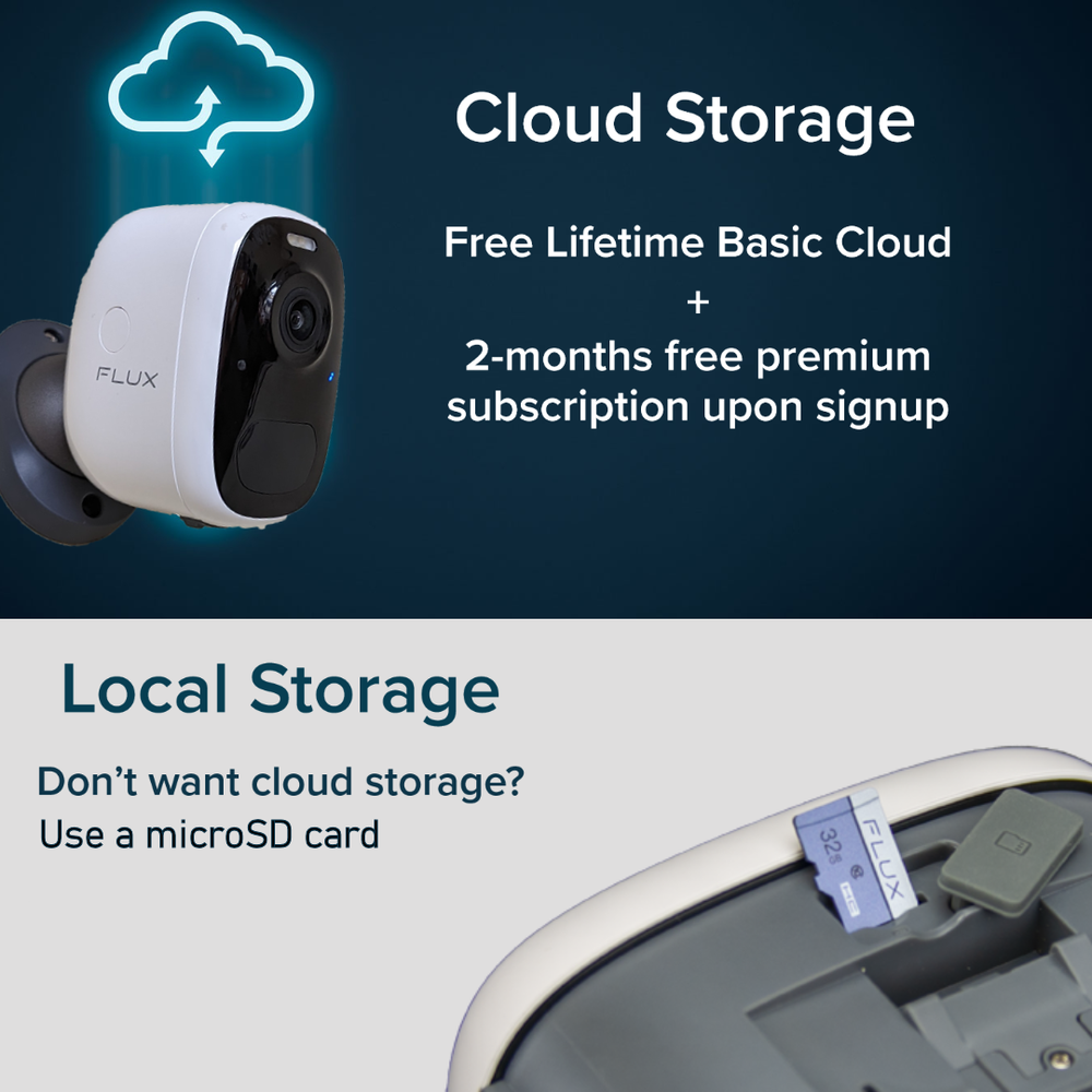 2K Home Wireless Battery Security Camera w/Solar Panel