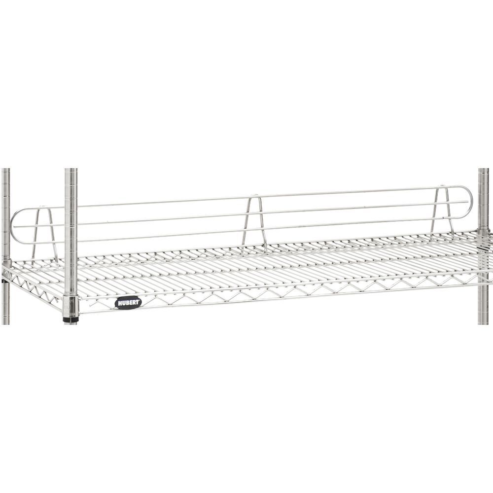 HUBERT® Soft Silver Wire Shelf Ledge - 48" L x 4" H