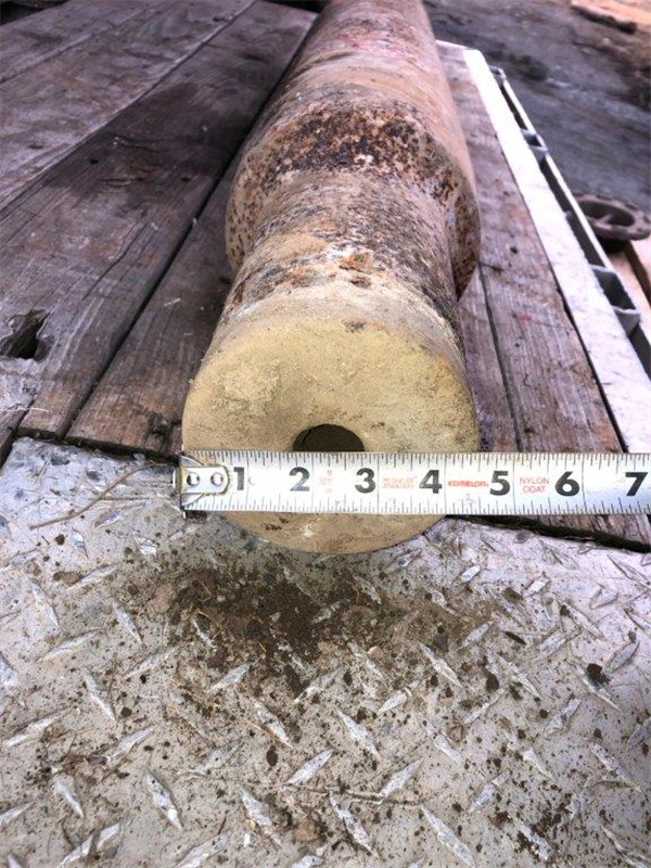 Large Rope Socket 4-1/4 X 6 - 7 Box Threads Large Rope Socket. 45" Overall Lengt
