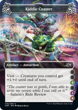 Kiddie Coaster (3-5-6) Unfinity 219 MTG LP