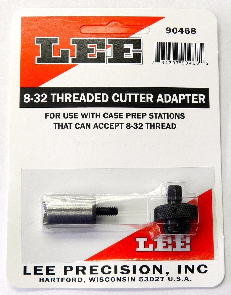 Lee Reloading Large 8-32 Threaded Case Trimmer Cutter/Lock Stud Silver 90468