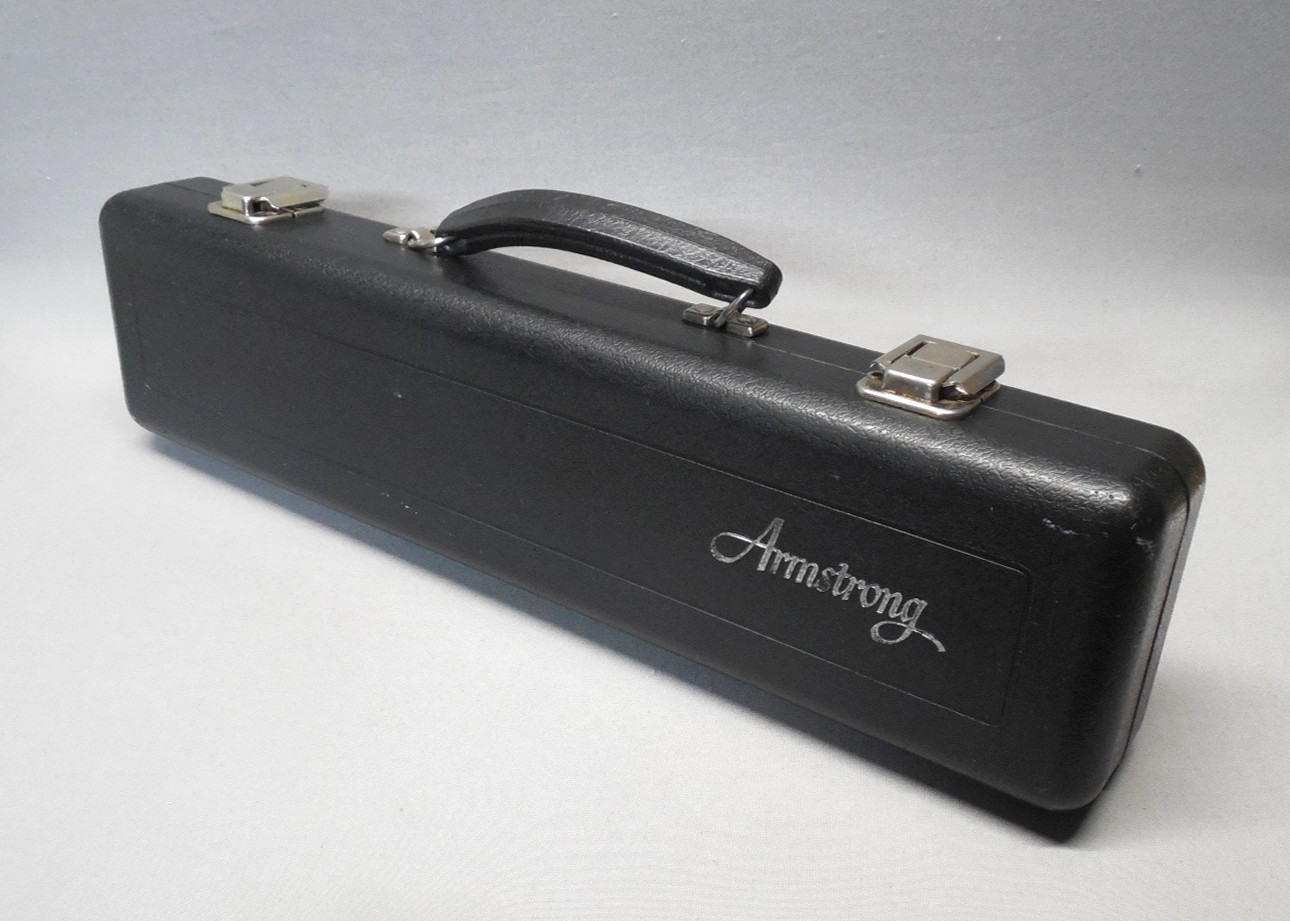 Armstrong 104 Silver Plated Flute w/ Case New Pads Polished Reconditioned