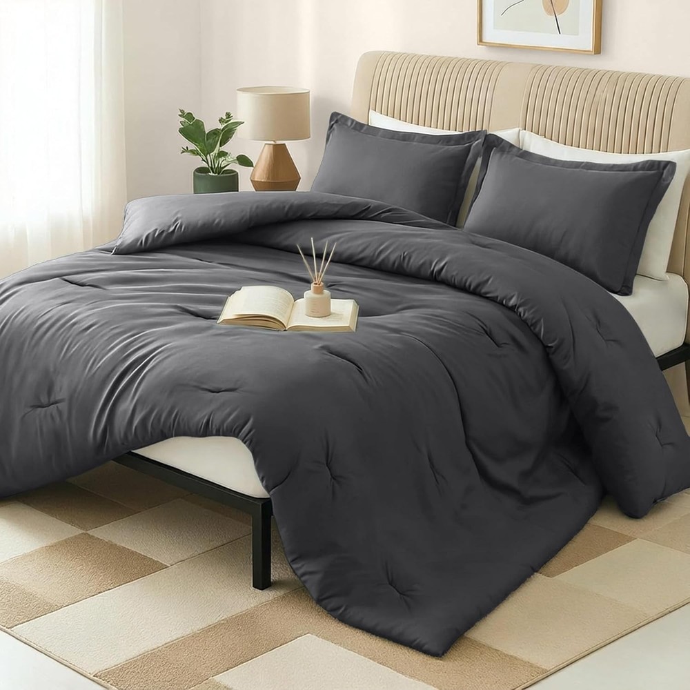 Comforter Set King Bedding Down Alternative Soft Bed