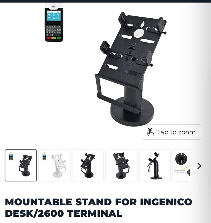 Mountable Stand for Credit Card Reader Credit Card Machine