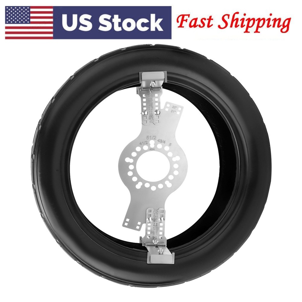 Wheel Fitment Testing Tool Silver 14"-20" 5-Lug Pattern New