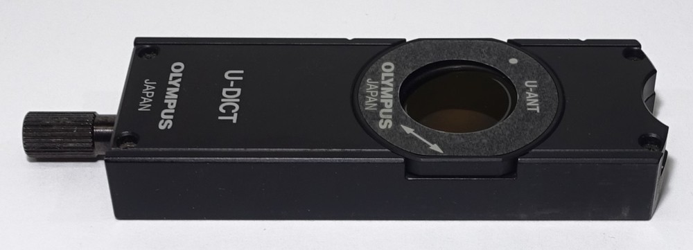 Olympus U-DICT Nomarski Slider + U-ANT Analyzer For DIC Microscope