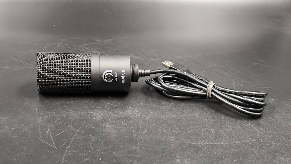 Fifine Microphone Used Working Black