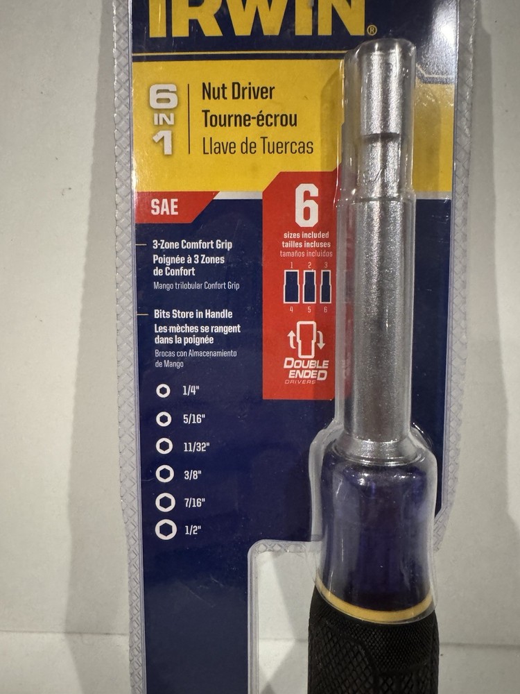 Irwin 4 pcs. Quick change Driver Screwdriver Lock n Load