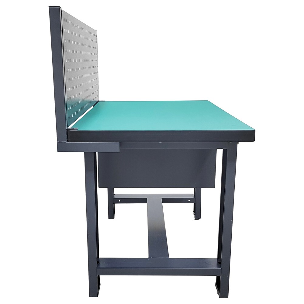 1T Heavy-duty Anti-static Assembly Line Work Table Industrial Workbench 2Drawer