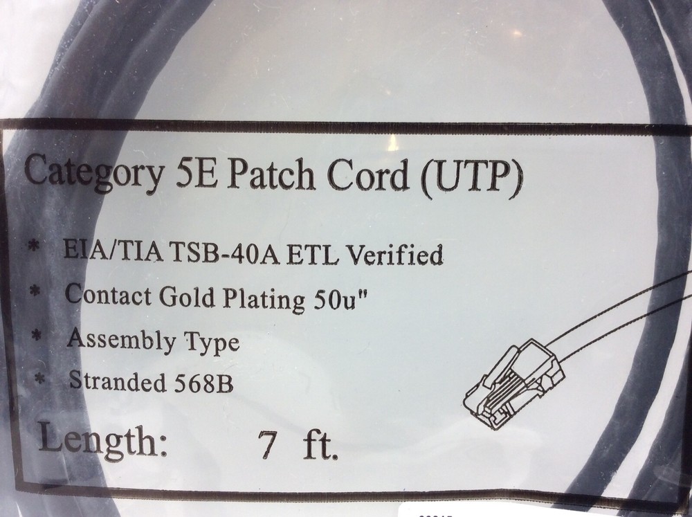 2 - CABLExpress Cables 7ft Cat5e 350MHz Assembled Patch Cable Black