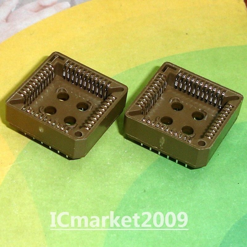 50 PCS PLCC44 44 Pin DIP IC Socket Adapter PLCC Converter