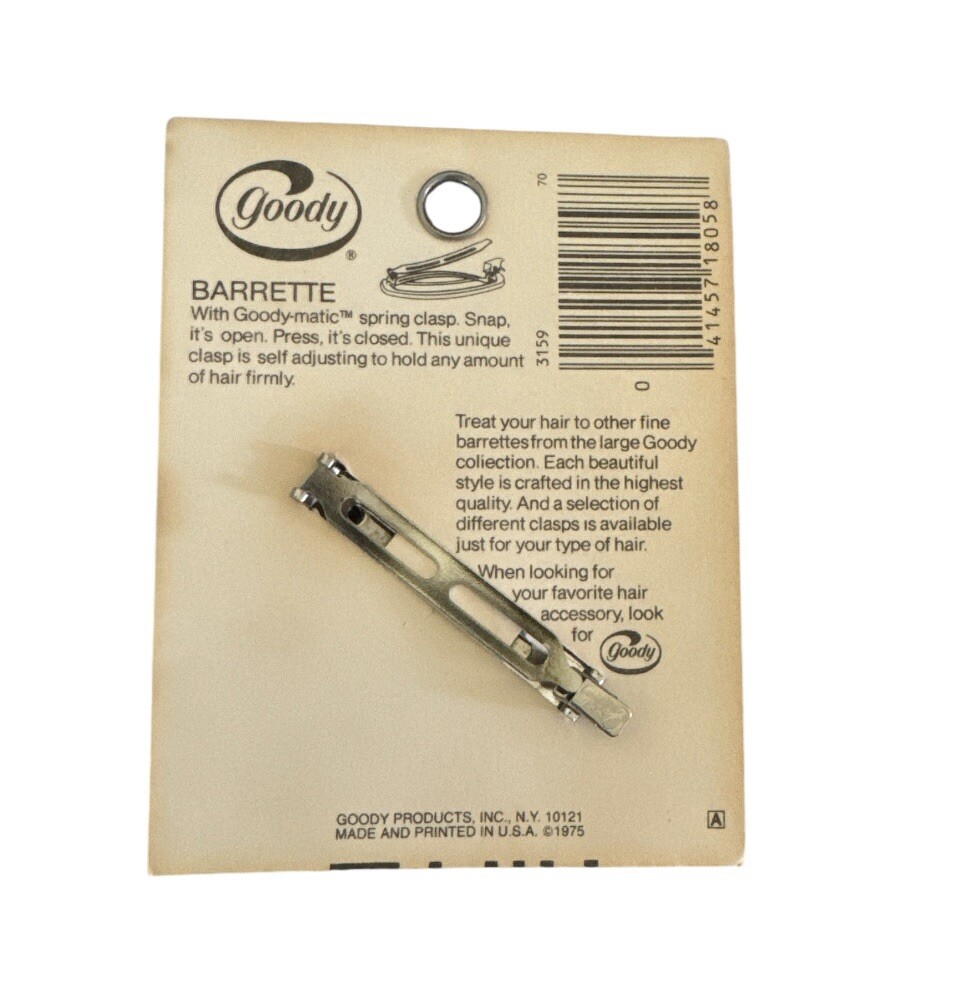 Goody-Matic Barrettes #3159 New