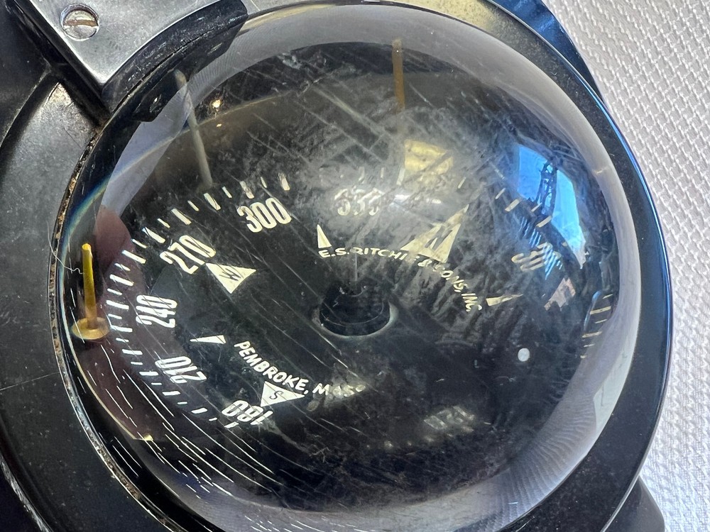 Flush Surface Mount Voyager Navigational Compass E.S. Ritchie & Sons Inc. SFB-8