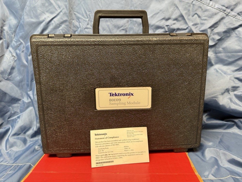 TEKTRONIX 80E09 ELECTRICAL DUAL CHANNEL SAMPLING MODULE