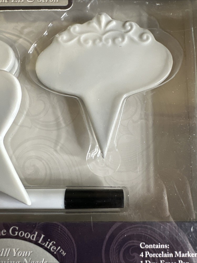 Epic brand Cheese Marker Set features a "Fleur de Lis & Scroll" design