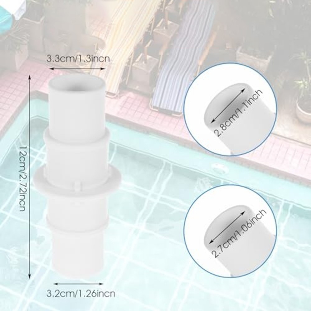 Pool Hose Connectors Set for Efficient Connection to Various Equipment