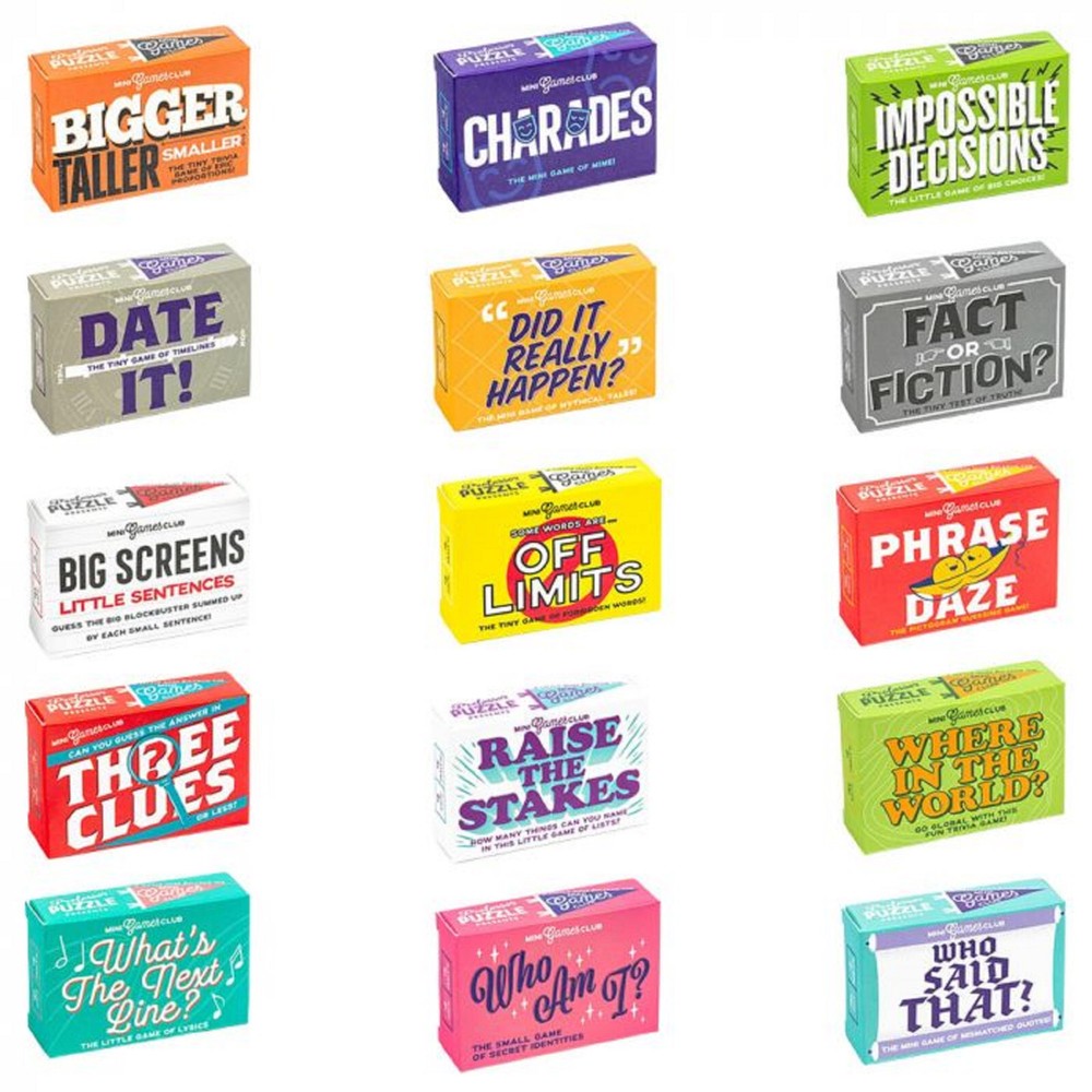 Professor Puzzle Mini Game in a Matchbox - assorted themes