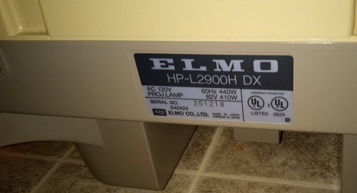 Elmo HP-LP2900H-DX Overhead Projector