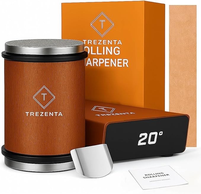 Rolling Knife Sharpener Kit, N45 Magnetic Razor-Sharp Knife Sharpening Kit