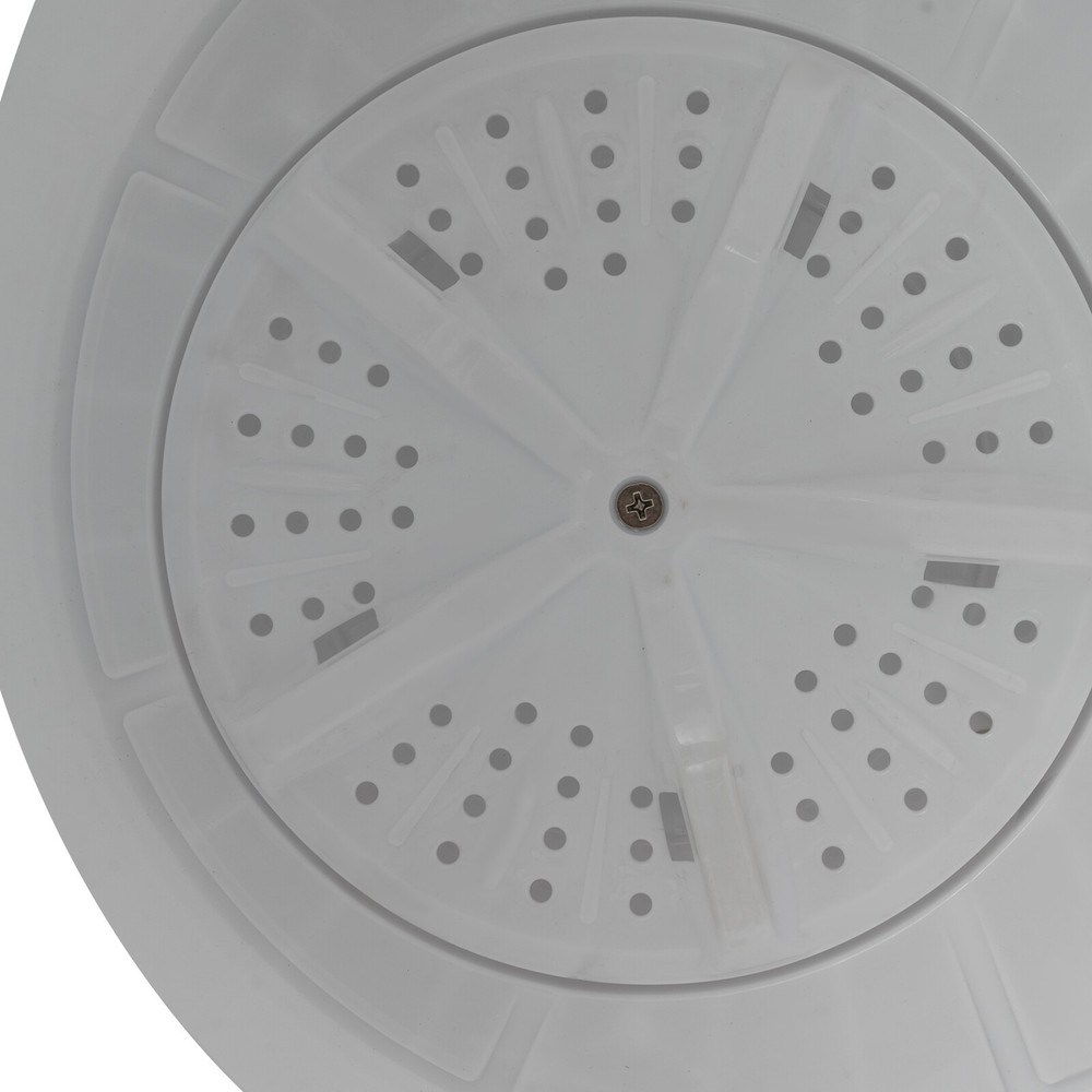 Portable Mini Washing Machine Washer with Drainage Basket Multi-Functional White
