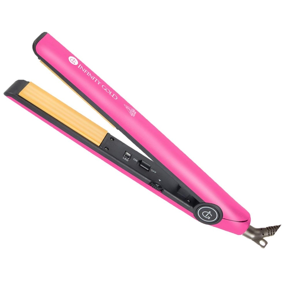 Ceramic straightening Iron 1", Pink Open Box
